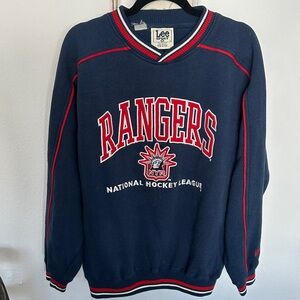 New York Rangers NHL Lee Sports Crewneck